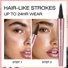NyxaraJH integrated brush for blending and styling a seamless brow finish