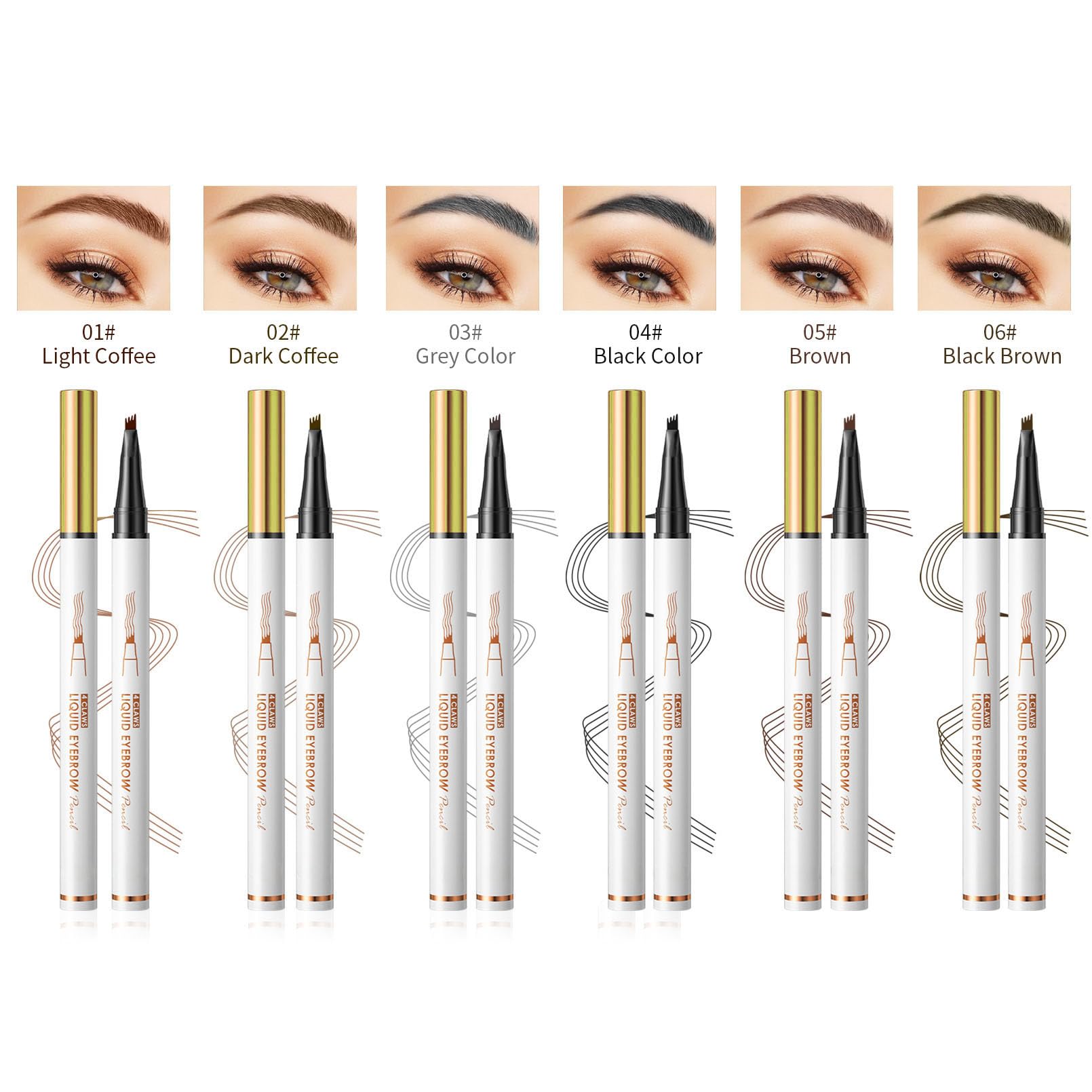 NyxaraJH waterproof brow formula keeps brows defined all day.