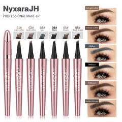 NyxaraJH waterproof formula keeps brows defined through sweat and rain