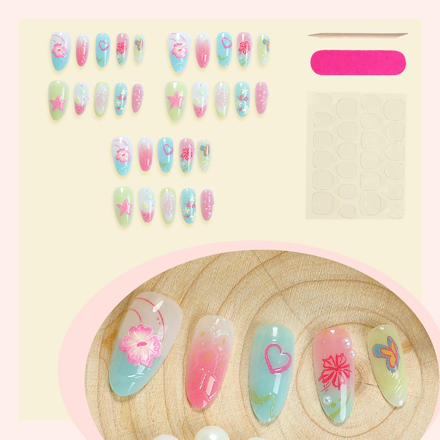 NZRAESTRS jelly stickers provide extra decoration options