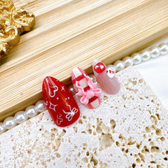 NZRAESTRS strawberry 3D design nails add cute detail for events