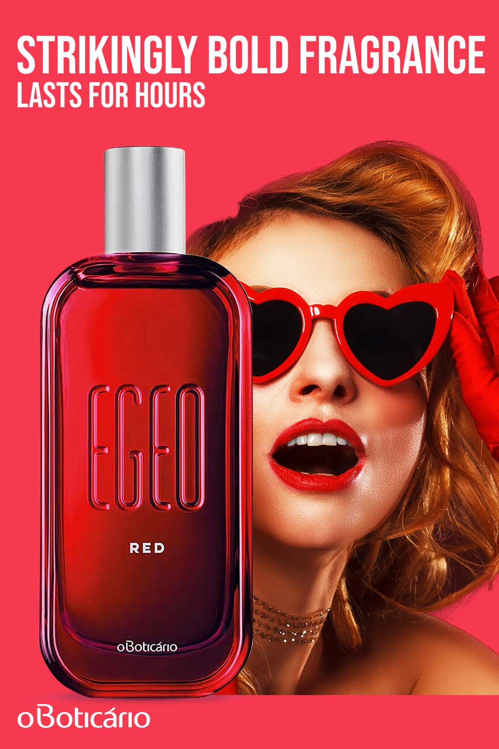 O BOTICARIO Egeo Red travel-friendly spray for busy days.