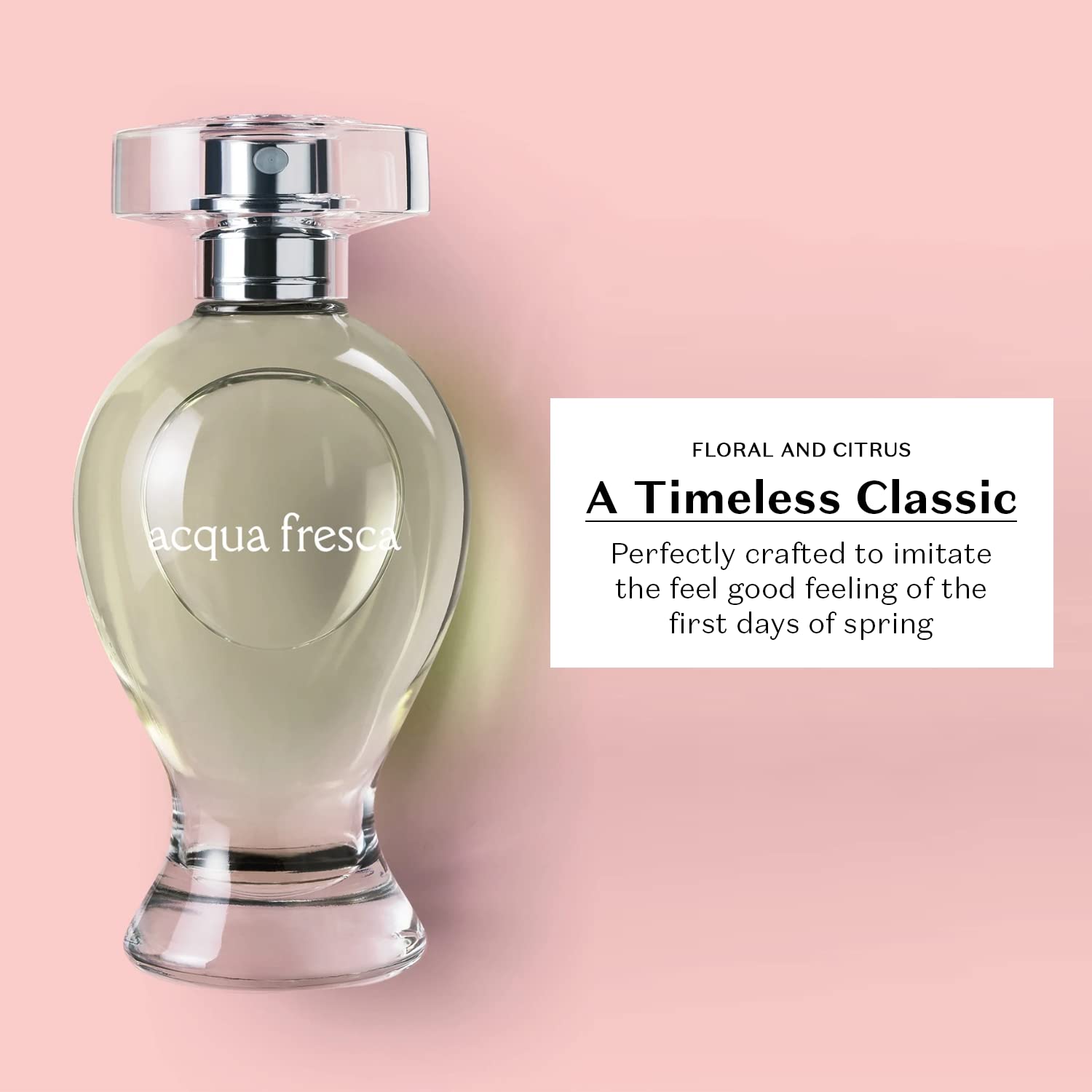 Box packaging of Acqua Fresca showing cruelty-free branding and premium presentation.