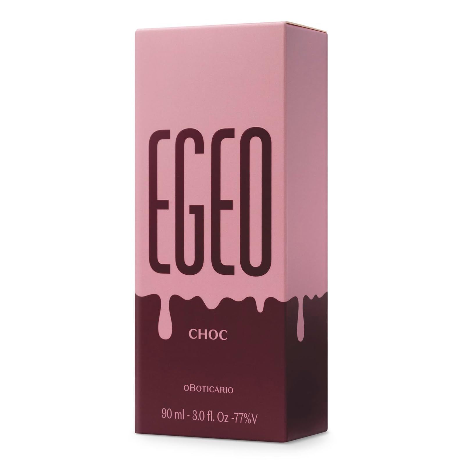 O BOTICARIO Egeo choc collectible bottle on display evokes premium heritage.