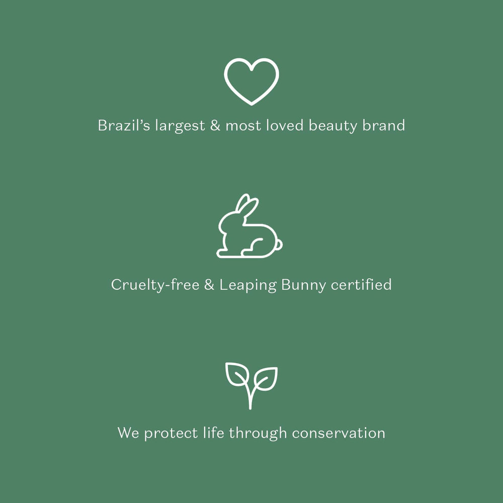 O Boticario Floratta Fleur Supreme on skin for velvety softness.