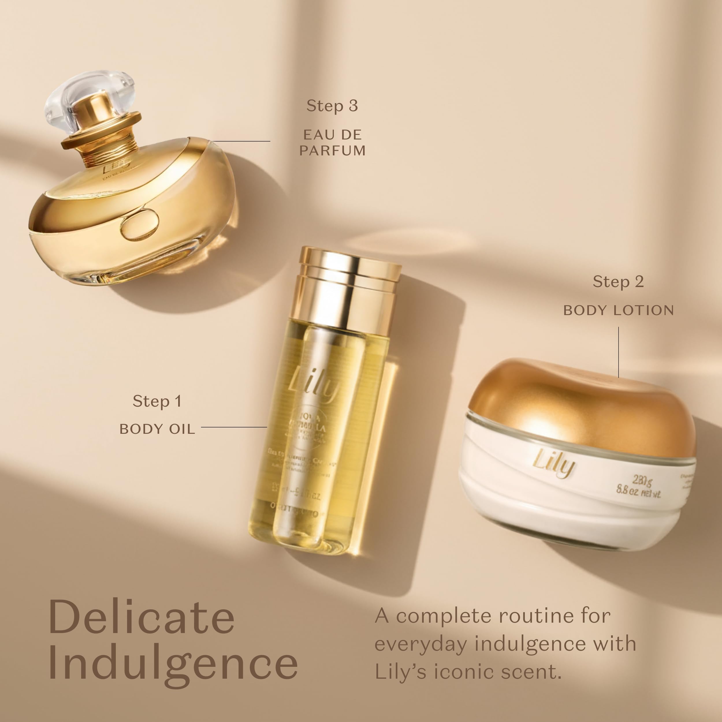 Lily scent notes suggest Stargazer Lily aroma for a refreshing skin experience.