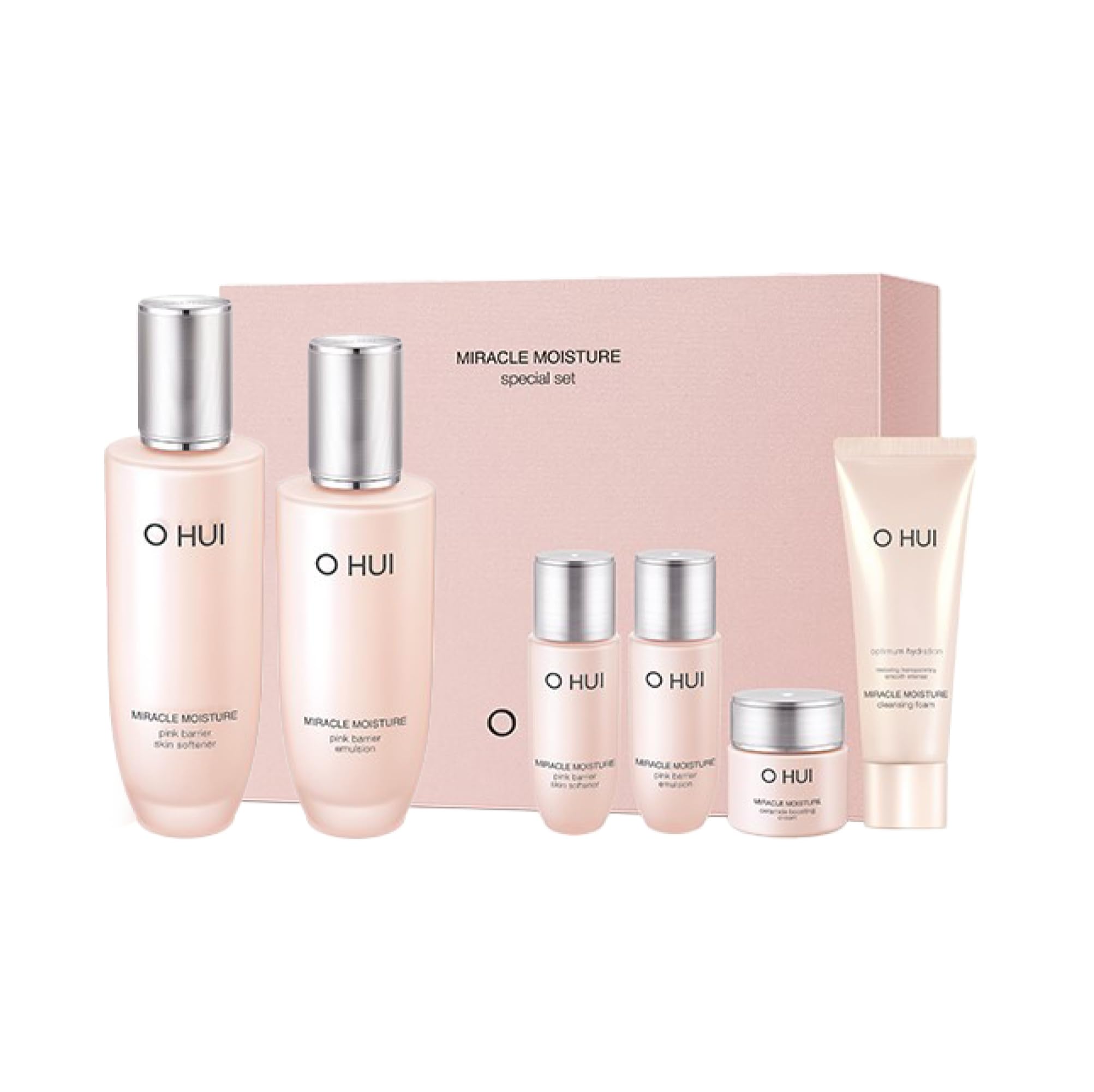 O Hui Miracle Moisture Set full kit: two full-size bottles for daily hydration.