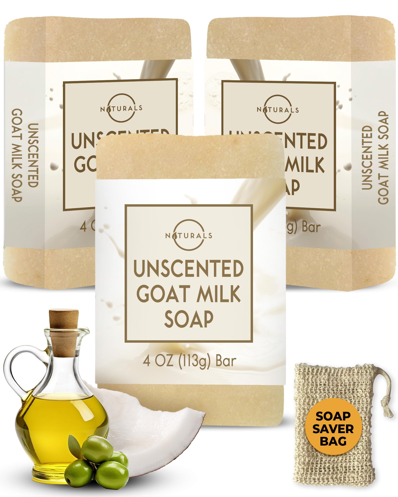 O Naturals Goat Milk Soap Bar offers gentle cleansing with nourishing hydration.