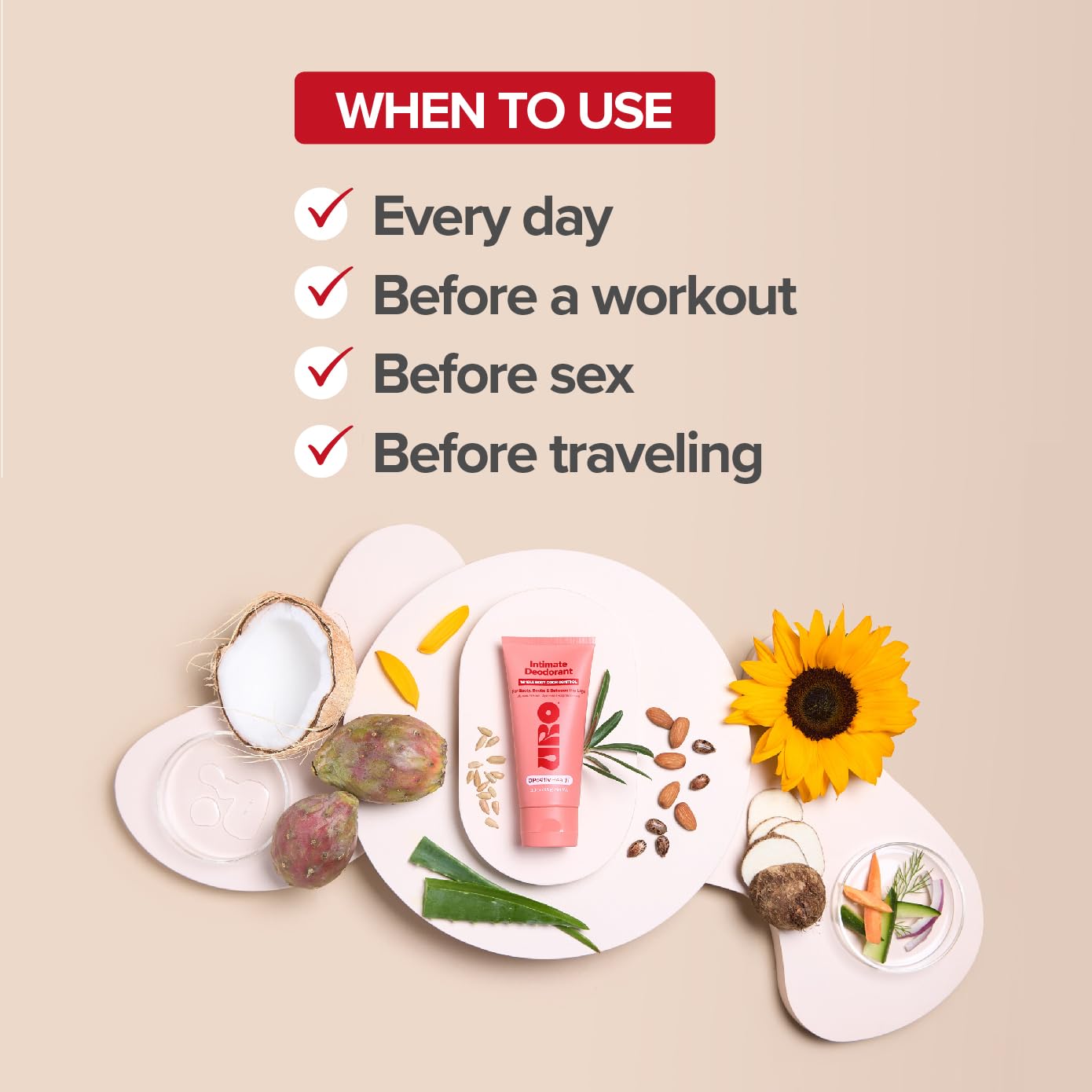 O Positiv URO dermatologist tested formula for sensitive skin