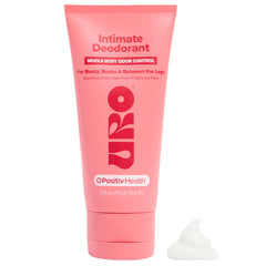 O Positiv URO intimate deodorant cream tube ready for use, convenient application