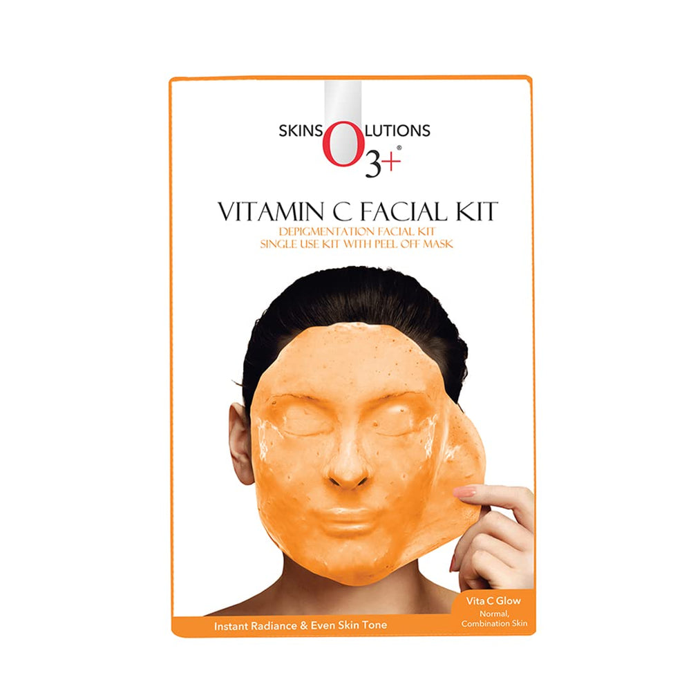 O3+ Vitamin C facial kit cleanser for deep cleansing and radiant skin.