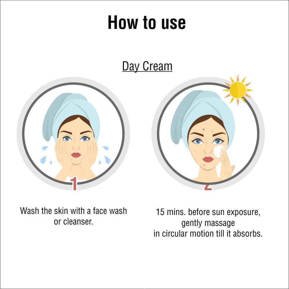 Morning routine featuring O3+ SPF 15 Day Cream for daily protection
