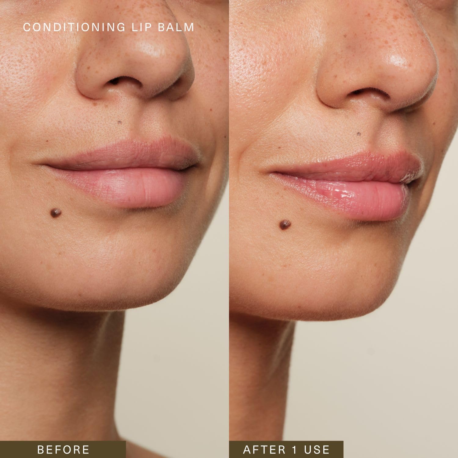Oak Essentials balm in use demonstrating lightweight glide