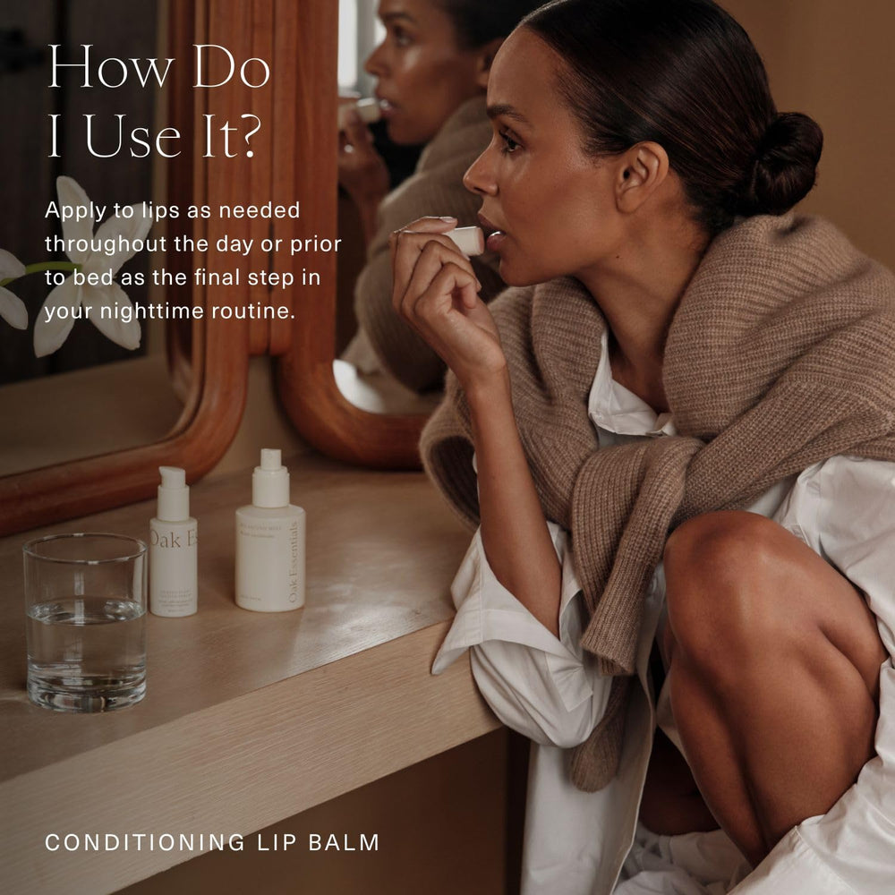 Oak Essentials highlighting shea butter for lasting moisture