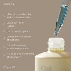 Oak Essentials jojoba and borage seed image emphasizing moisture support for the skin