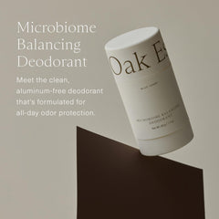 Oak Essentials deodorant application demonstrates easy daily use and even coverage