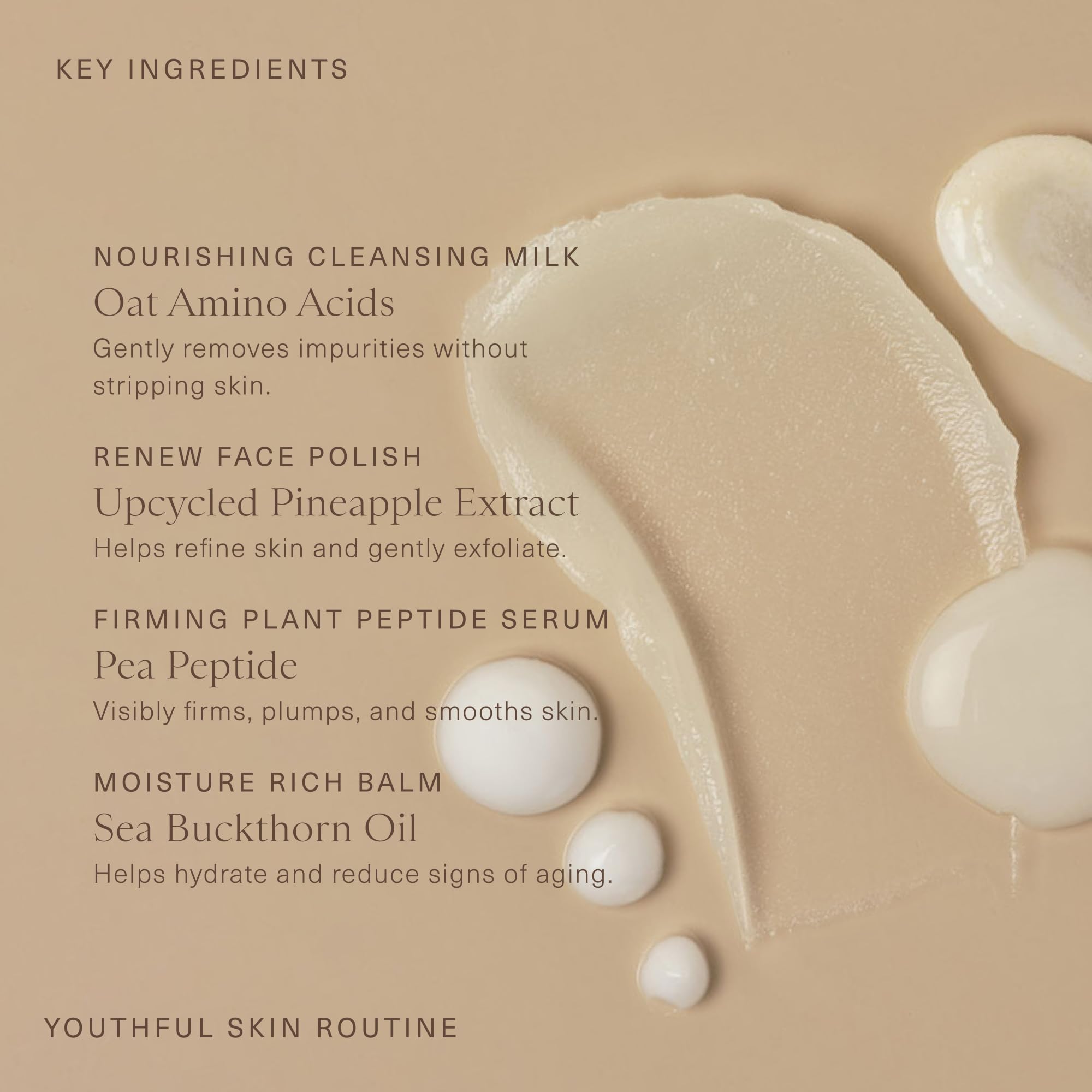 Oak Essentials skincare routine box image, ready-to-use 4-step ritual.