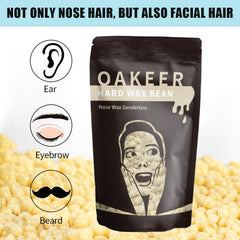 OAKEER Nose Wax 100g block shown for long-lasting sessions at home