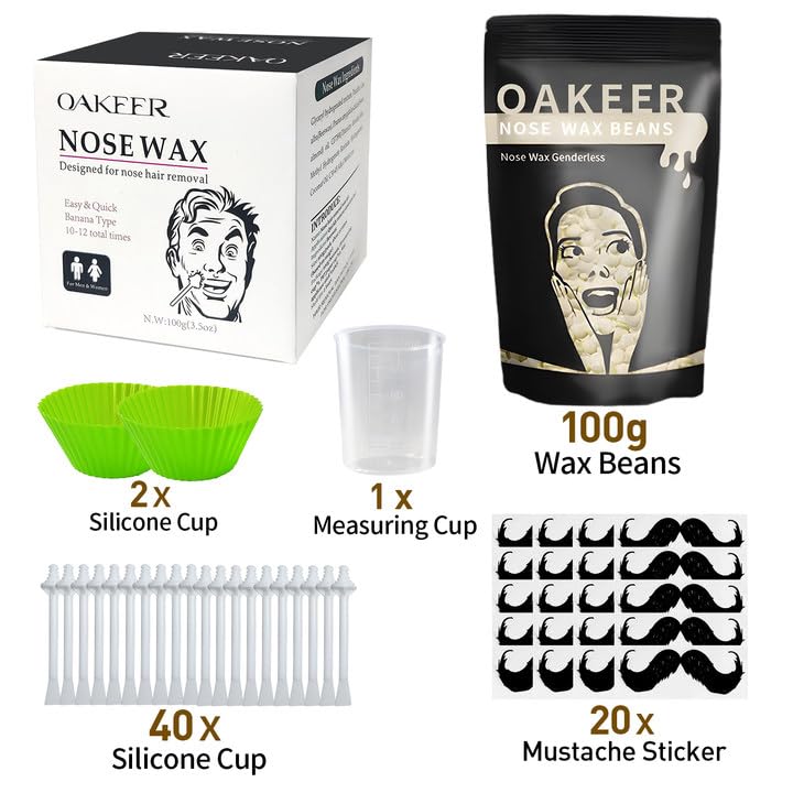 OAKEER User manual included for easy at-home waxing guidance