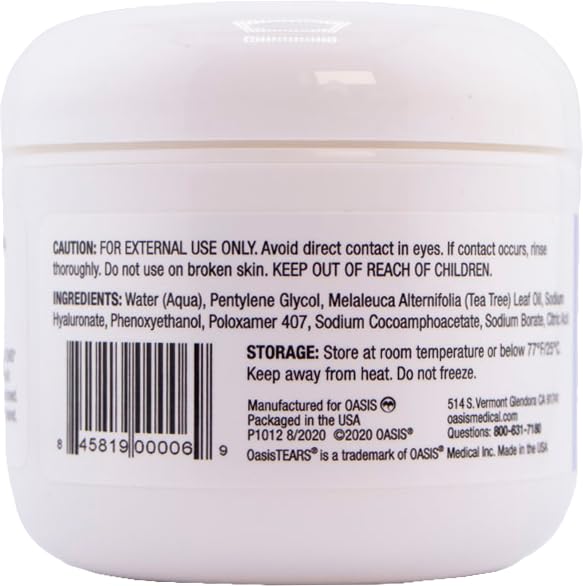 Oasis LID & LASH wipes purify and cleanse delicate eye area.