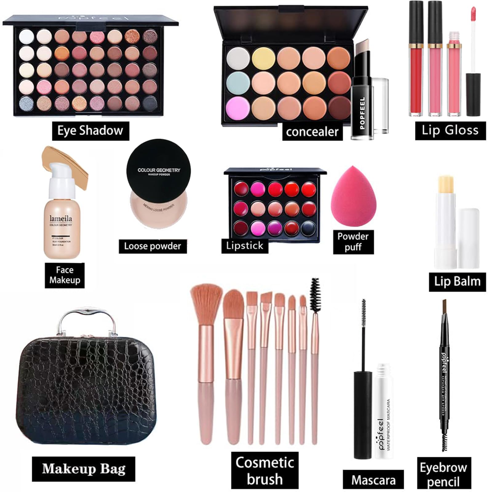 OAWLY Foundation and Concealer Set ideal for even skin tone coverage and quick touch-ups.