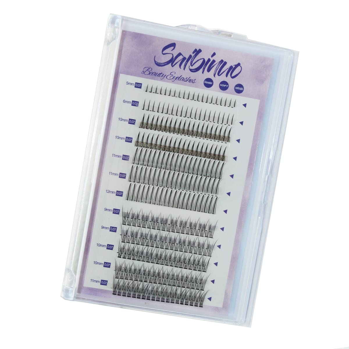 OAWLY Saibinuo lower lashes 5-6mm for subtle daytime enhancement