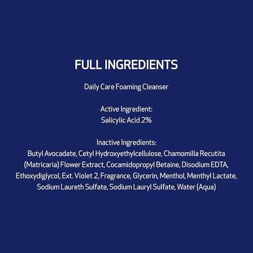 Obagi CLENZIderm MD bottle labels show active ingredients for acne-prone skin.