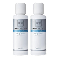 Obagi CLENZIderm M.D. Daily Care Foaming Cleanser bottle front view for clear, refreshed skin