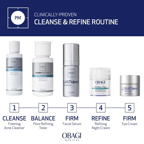 Obagi CLENZIderm M.D. Pore Therapy packaging box indicating dermatologist-tested skincare.