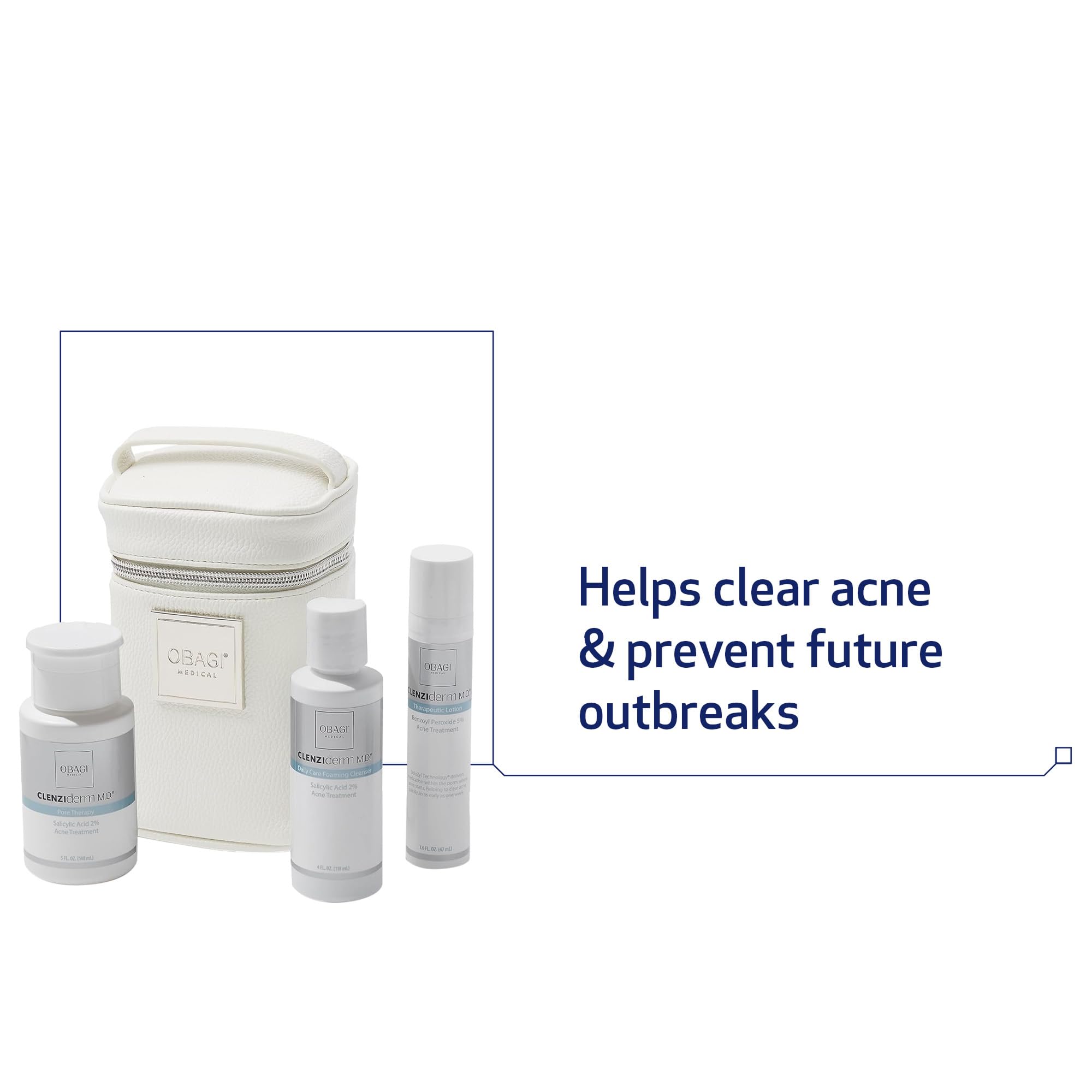 Close-up of cleanser foam texture from Obagi CLENZIderm MD.