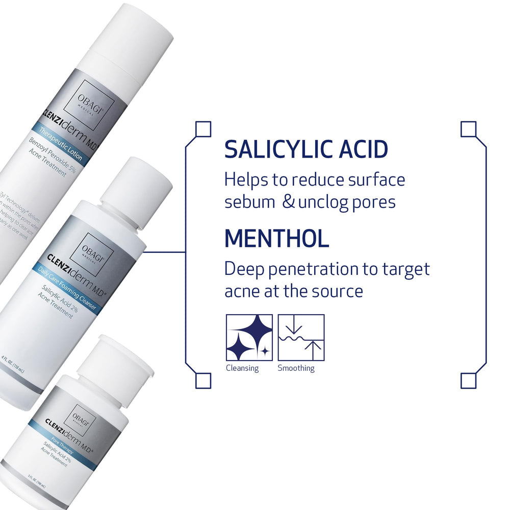 Obagi CLENZIderm MD toner being applied for even exfoliation.