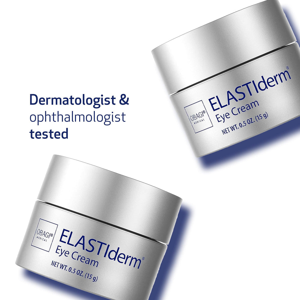Obagi ELASTIderm Eye Cream dermatologist-tested assurance