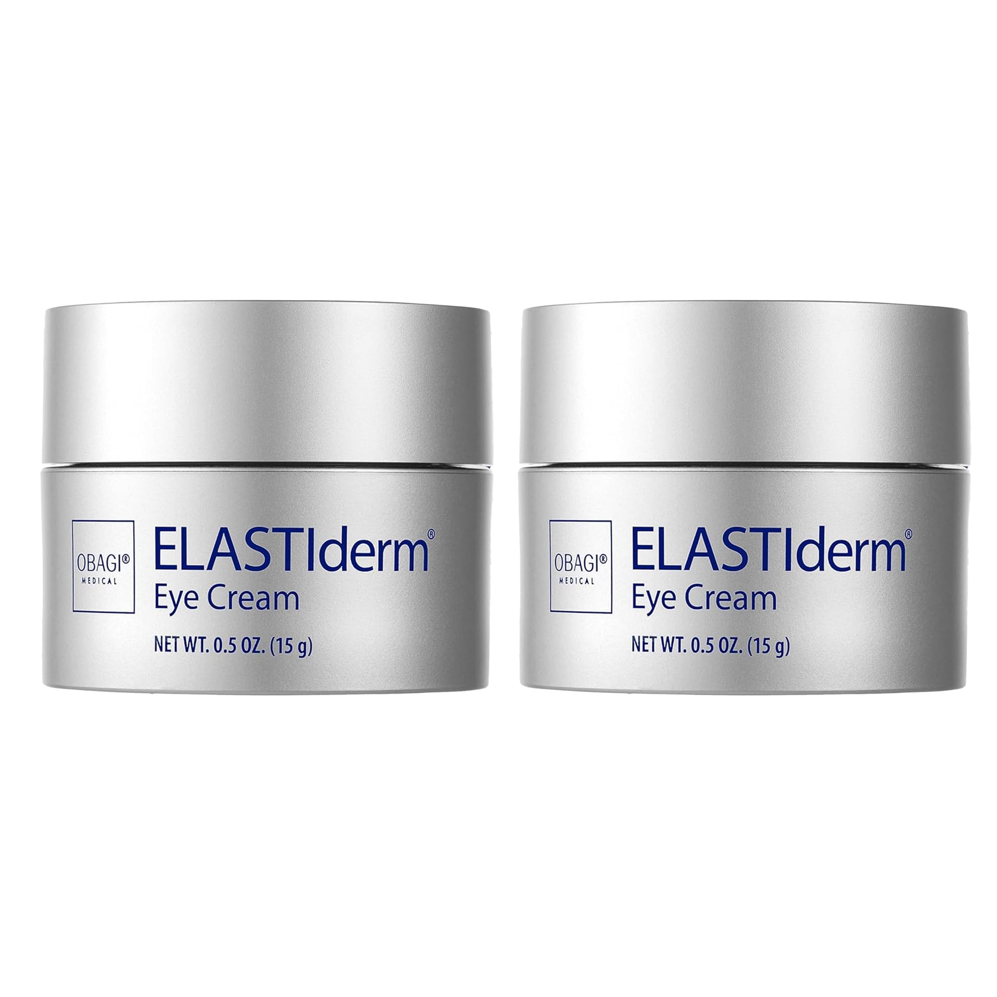 Obagi ELASTIderm Eye Cream two-pack box, premium eye care for smoother skin