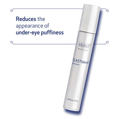 Close-up of Obagi ELASTIderm Eye Serum application for smooth under-eye coverage.