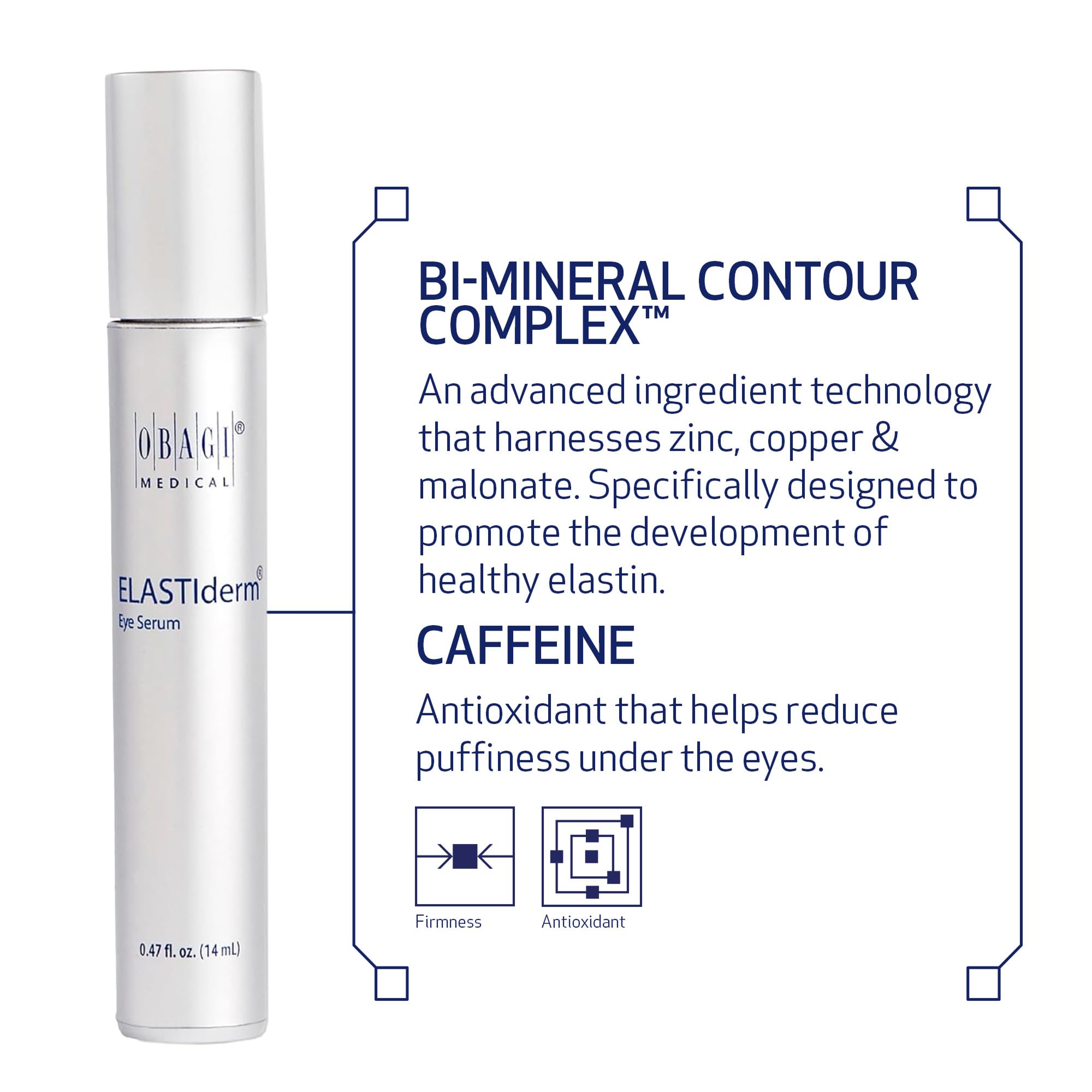 Obagi ELASTIderm Eye Serum cooling applicator delivering a wake-up feel.