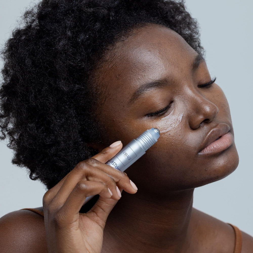 Obagi ELASTIderm Eye Serum two-pack offer shown in marketing image.