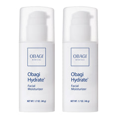 Obagi Hydrate bottle front in a 2-pack for daily moisture benefits
