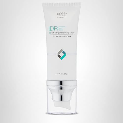 Obagi Intensive Daily Repair fragrance-free label indicating hypoallergenic, dermatologist-tested formula.