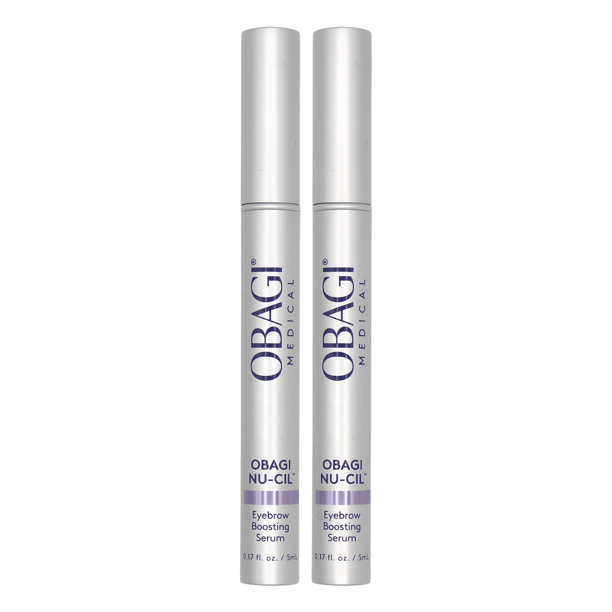 Obagi Medical Nu-Cil serum bottle for daily brow fullness support.