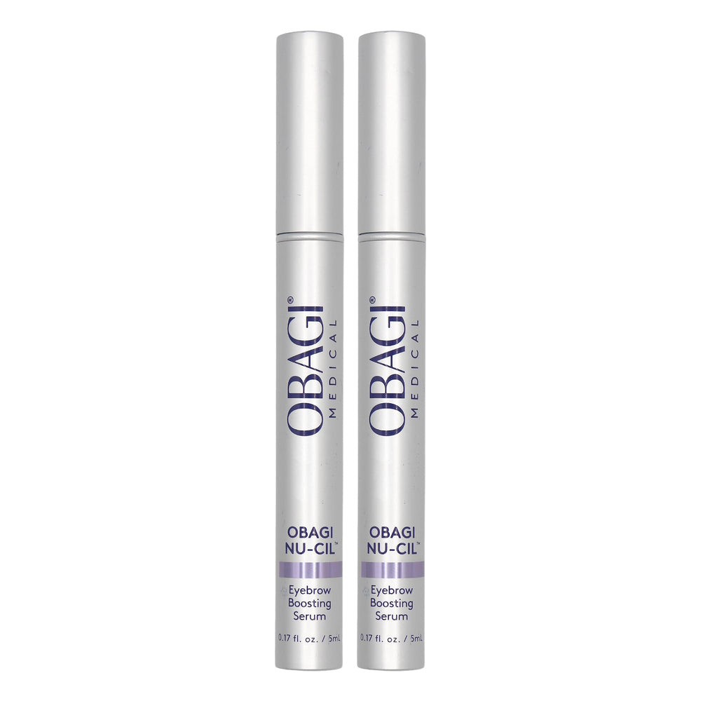 Obagi Medical Nu-Cil serum bottle for daily brow fullness support.