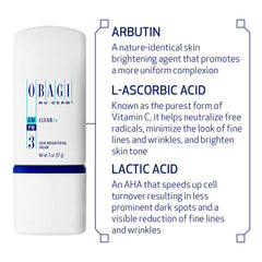 Obagi Nu-Derm Clear Fx application tube ready for precise daily use.