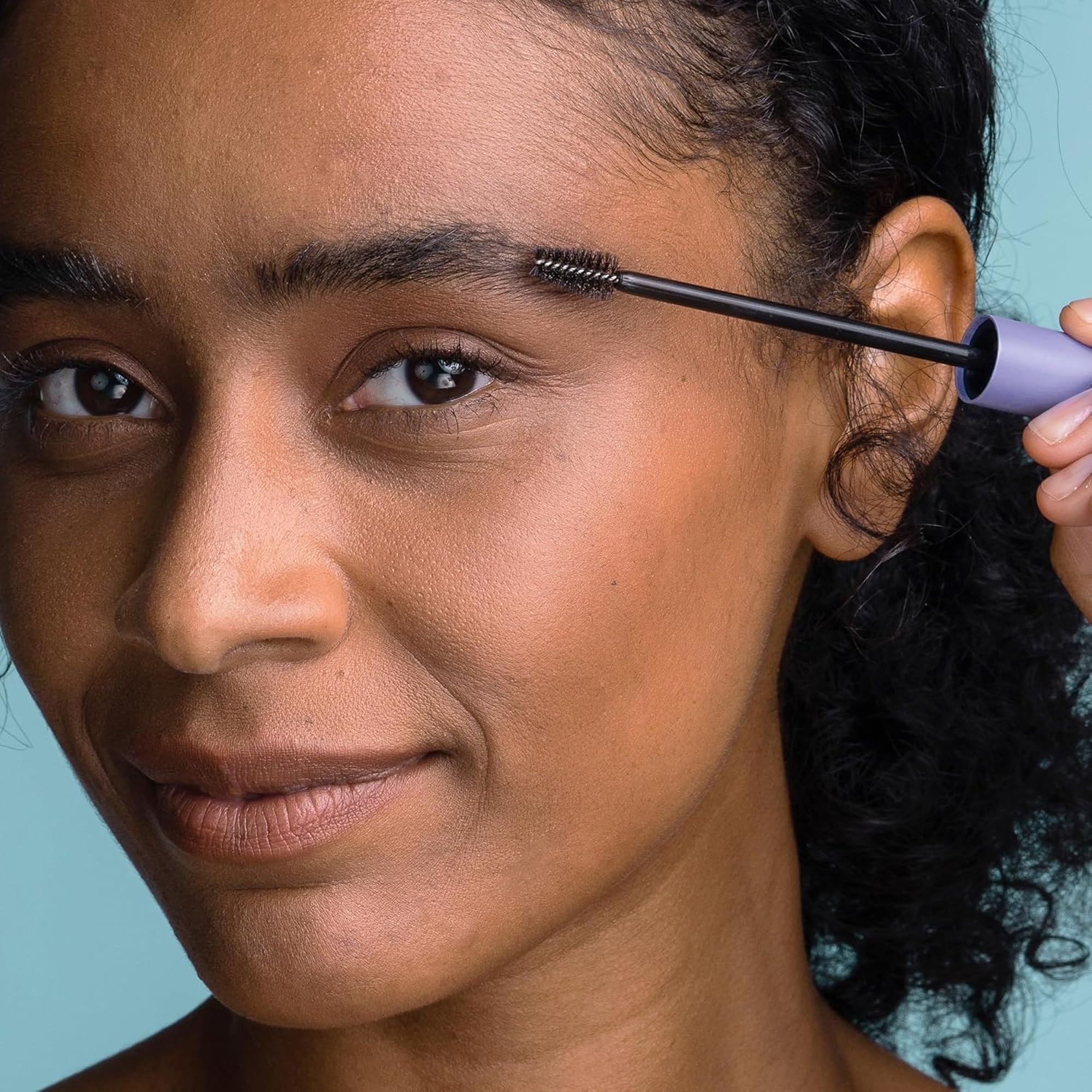 Before and after brow density comparison