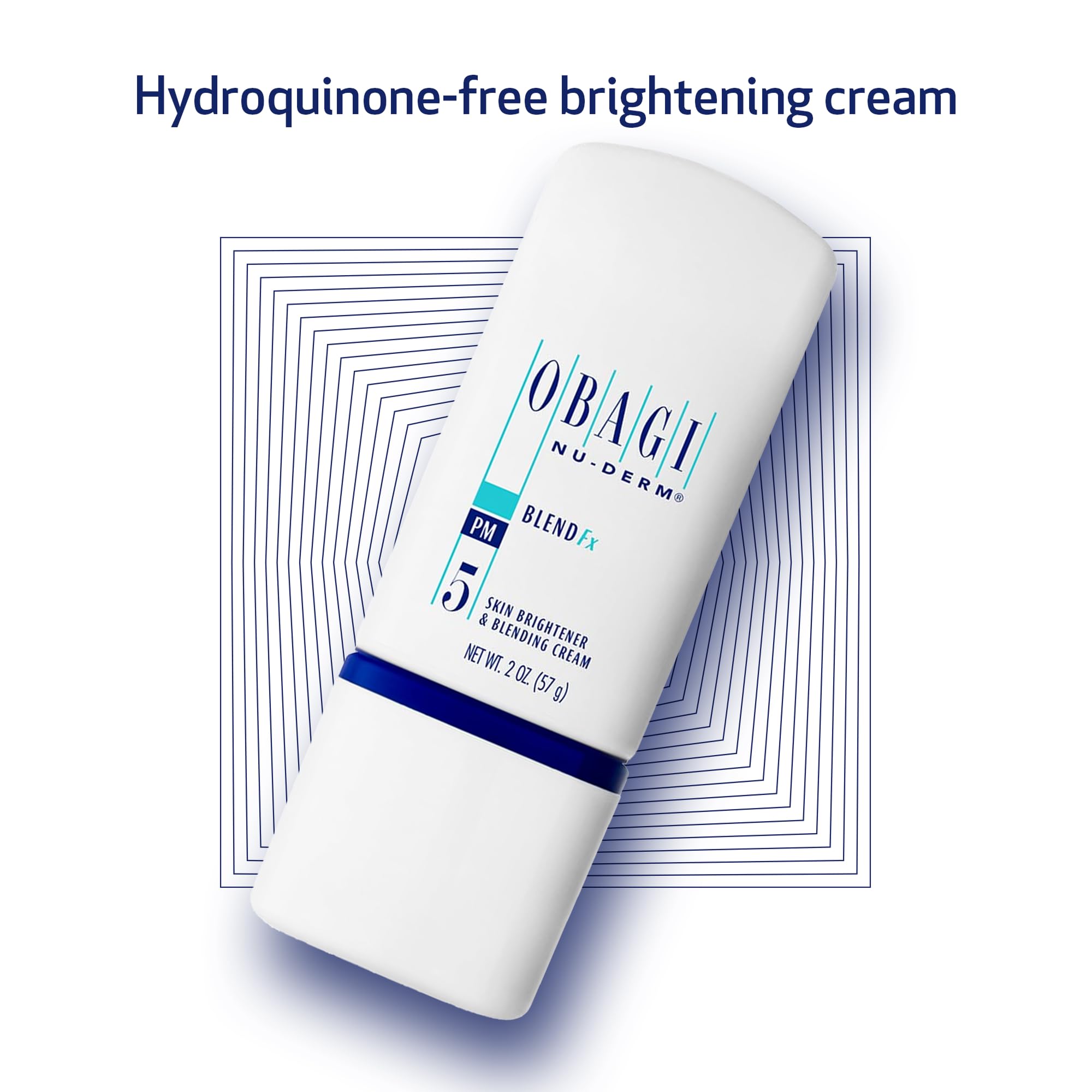 Obagi Nu-Derm Blend Fx bottle label details product name and key benefits