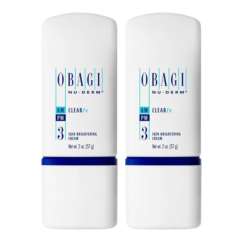 Obagi Nu-Derm Clear Fx two-pack jars for daily brightening care