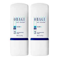 Obagi Nu-Derm Clear Fx two-pack jars for daily brightening care