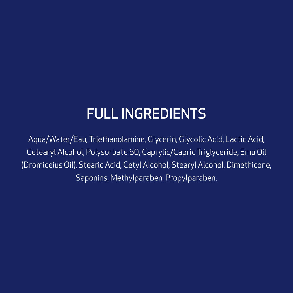 Morning use of Exfoderm Forte as part of a daily skincare routine.