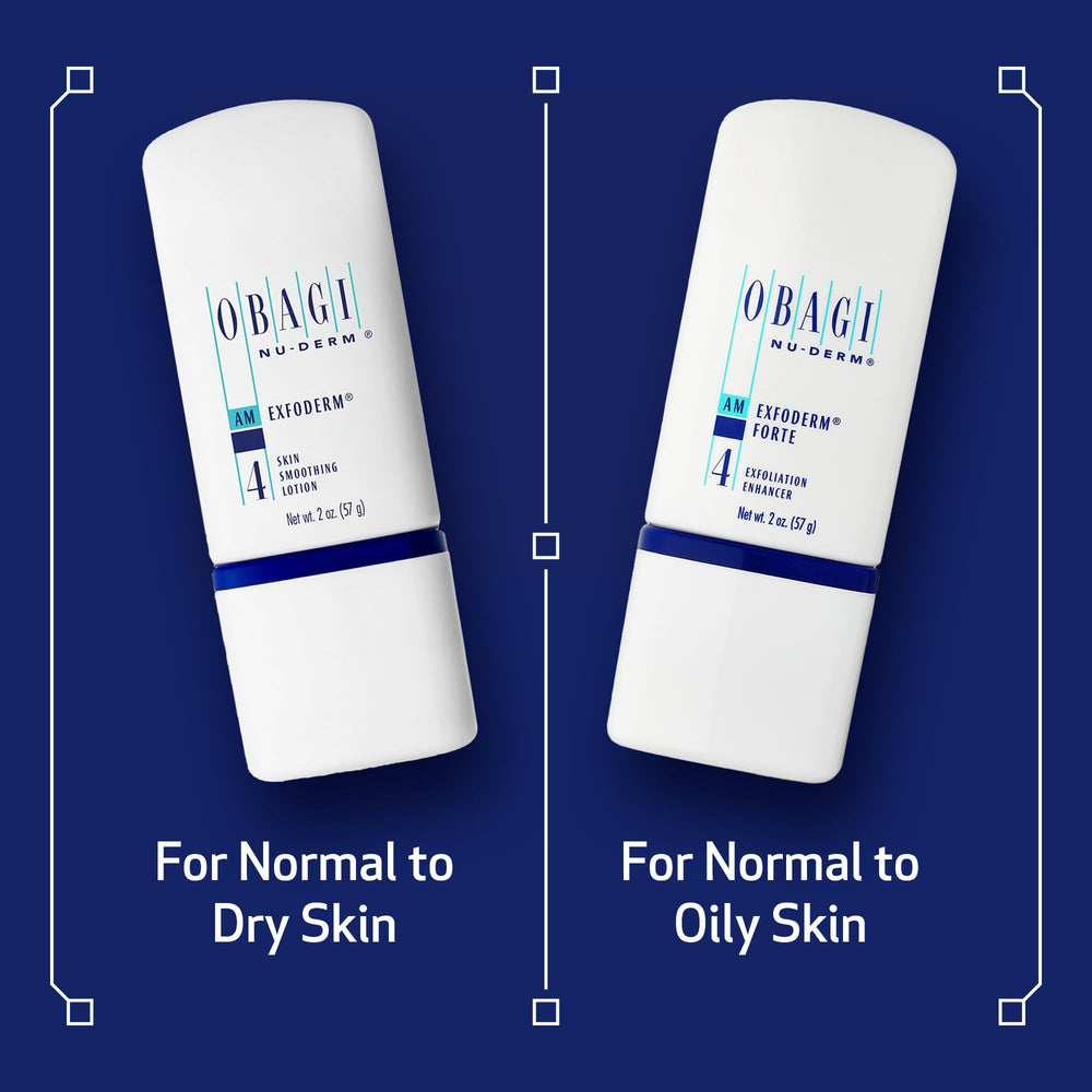 Packaging image of Exfoderm Forte reflects premium dermatologist-grade skincare.