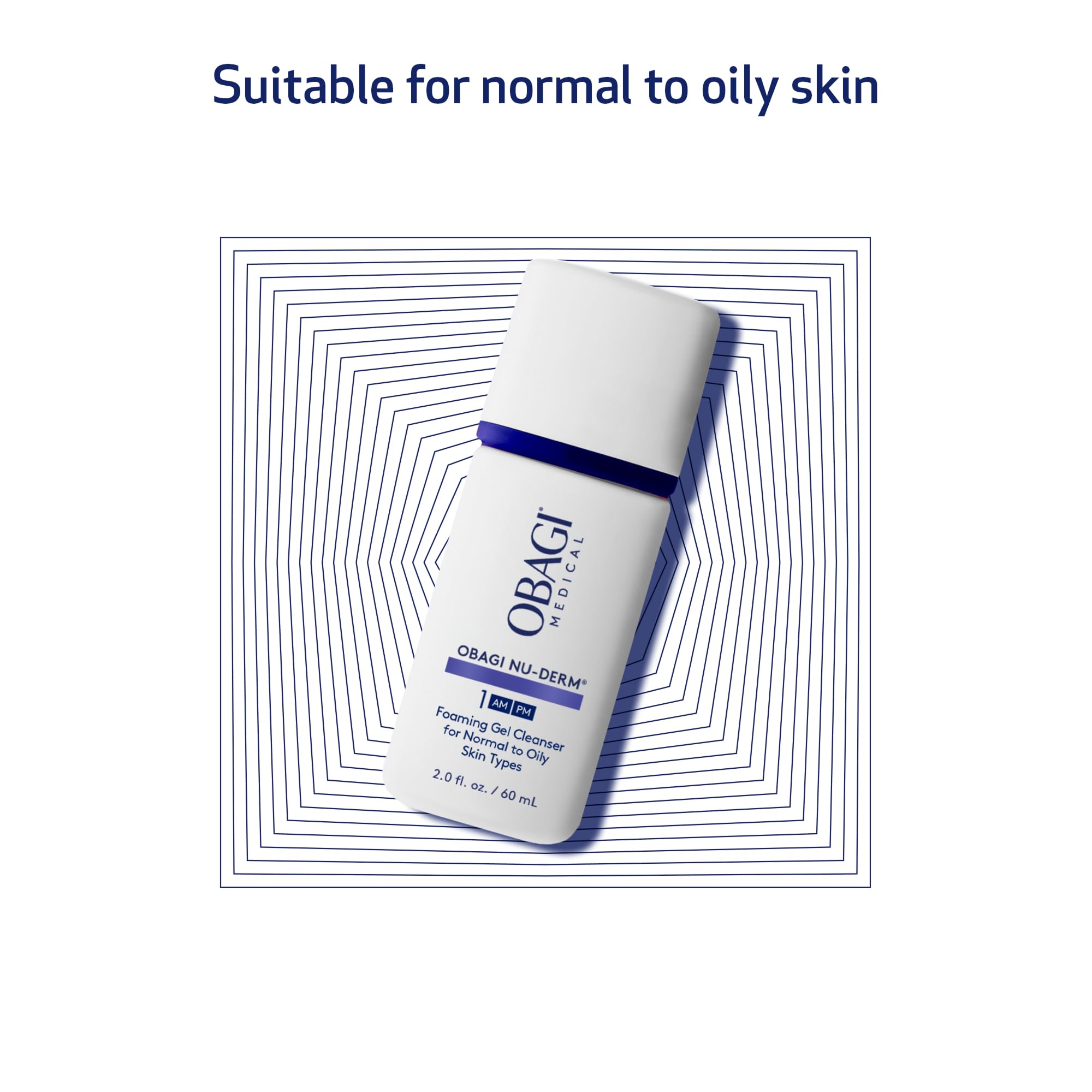 Obagi Nu-Derm Foaming Gel with Aloe Vera for soothing cleansing.