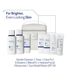 Obagi Nu-Derm Fx foaming cleanser ready to lather for a refreshing cleanse