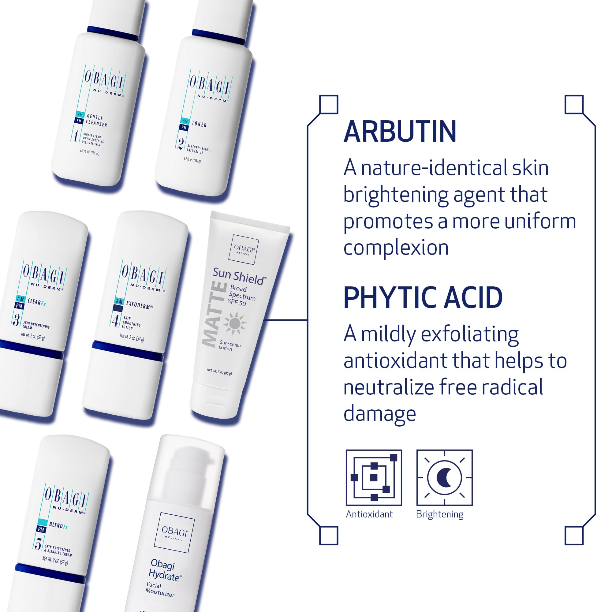 Obagi Nu-Derm Fx toner clarifies and preps skin for a smoother, brighter look